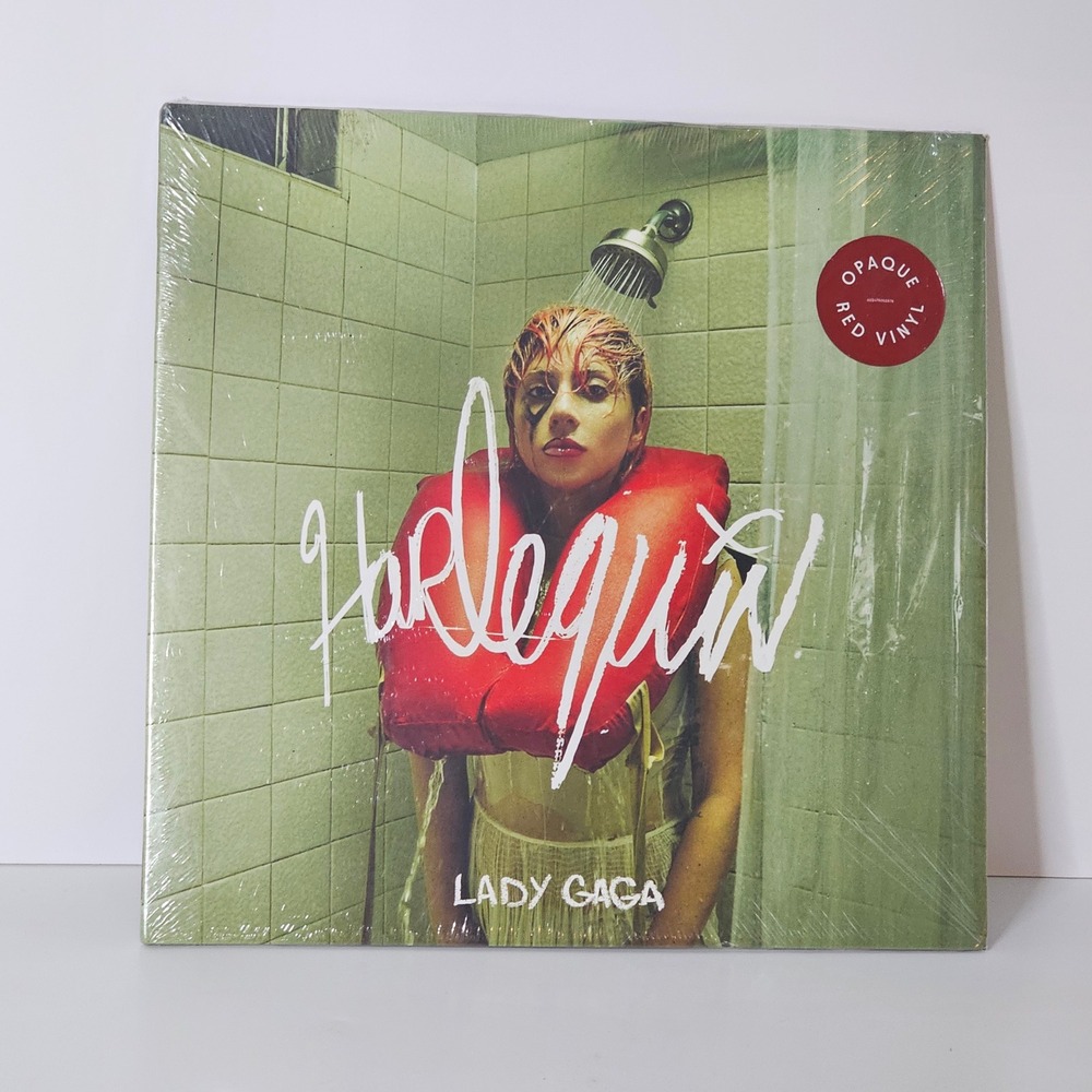 Lady Gaga Harlequin Opaque Red Vinyl LP Record Joker Folie a Deux Limited Ed
